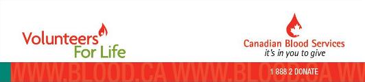 Canadian Blood Services Community Service