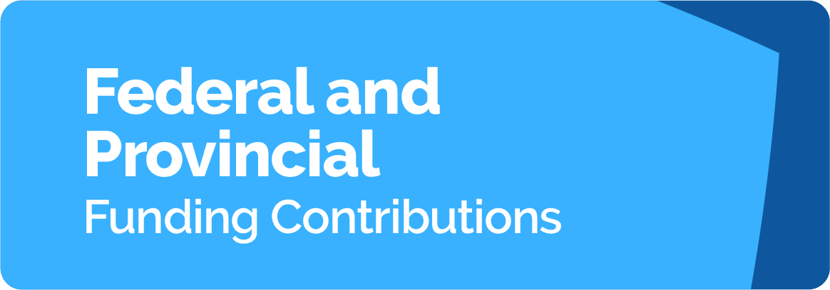 Federal and Provincial Funding Contributions